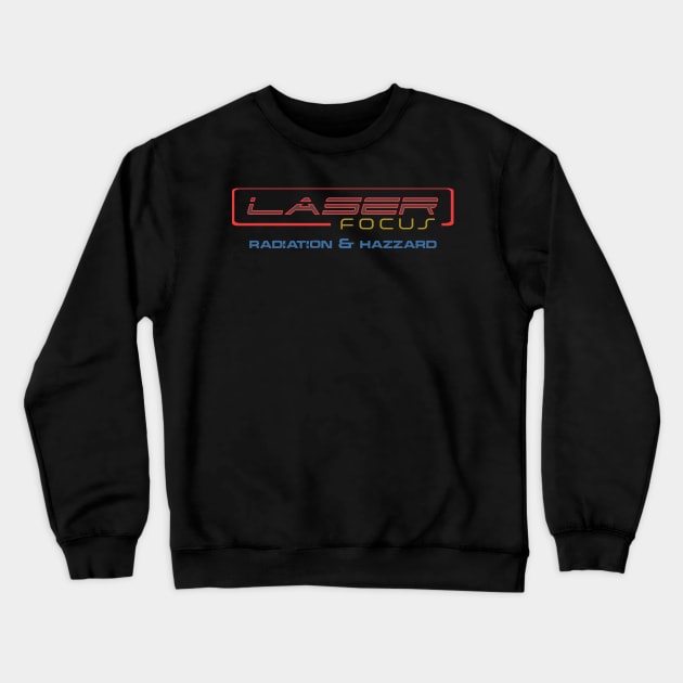 Laser Focus | Radiation & Hazzard Crewneck Sweatshirt by Markyartshop